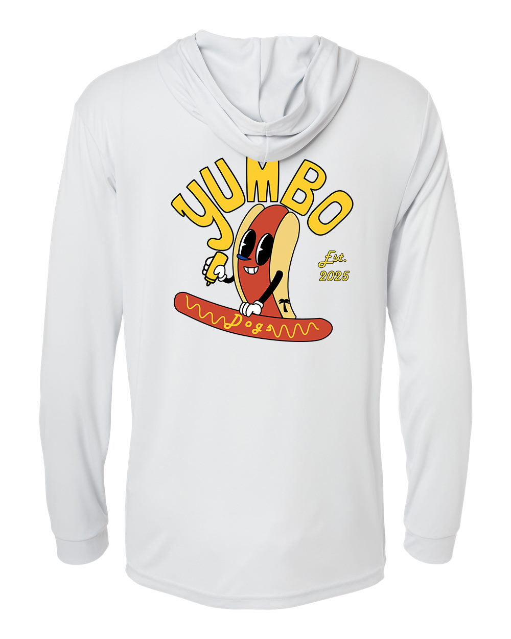 UPF 50+ Long Sleeve w/ Hoodie Official Logo Tee
